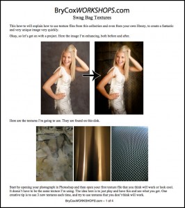 New Updated .pdf Instructions for creating Texture/Overlay Pieces